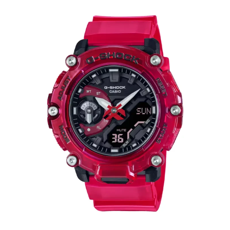 Casio G-Shock Sound Wave Black Dial Dual time Men's Watch- GA-2200SKL-4A